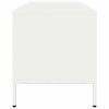 vidaXL TV skříňka bílá 135 x 39 x 43,5 cm ocel válcovaná za studena