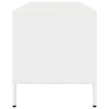 vidaXL TV skříňka bílá 135 x 39 x 43,5 cm ocel válcovaná za studena