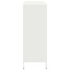 vidaXL Skříň bílá 101,5 x 39 x 103,5 cm ocel