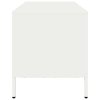 vidaXL TV skříňka bílá 101,5 x 39 x 43,5 cm ocel válcovaná za studena