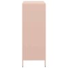 vidaXL Skříň růžová 68 x 39 x 103,5 cm ocel