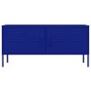 vidaXL TV skříňka námořnicky modrá 105 x 35 x 50 cm ocel
