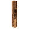 vidaXL Koupelnová skříňka old wood 30 x 30 x 190 cm kompozitní dřevo