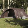 vidaXL Rodinný stan kopule pro 6 osob hnědý nepromokavý