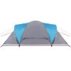 vidaXL Rodinný stan kopule pro 6 osob modrý nepromokavý