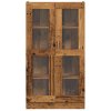 vidaXL Skříň old wood 82,5 x 30,5 x 150 cm kompozitní dřevo