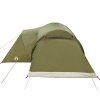 vidaXL Rodinný stan kopule pro 6 osob olivově zelený nepromokavý