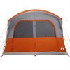 vidaXL Stan pro auto pro 4 osoby šedý a oranžový nepromokavý