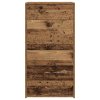 vidaXL Příborník se 6 zásuvkami old wood 50 x 34 x 96 cm dřevotříska