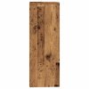 vidaXL Příborník se 6 zásuvkami old wood 50 x 34 x 96 cm dřevotříska