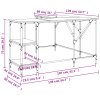 vidaXL Psací stůl kouřový dub 139 x 139 x 75 cm kompozitní dřevo