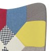 vidaXL Relaxační křeslo patchwork textil