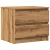 vidaXL Noční stolky 2 ks dub artisan 50x40x43,5 cm kompozitní dřevo