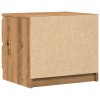vidaXL Noční stolky 2 ks dub artisan 50x40x43,5 cm kompozitní dřevo