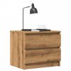 vidaXL Noční stolky 2 ks dub artisan 50x40x43,5 cm kompozitní dřevo