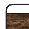 vidaXL Rám postele bez matrace 120x200 cm kouřový dub kompozitní dřevo