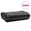 vidaXL Plachta antracitová 5 x 8 m 650 g/m²