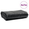 vidaXL Plachta antracitová 4 x 7 m 650 g/m²