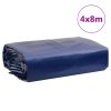 vidaXL Plachta modrá 4 x 8 m 650 g/m²
