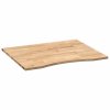 vidaXL Stolní deska neošetřené 100x80x2,5 cm dub obdélníkový
