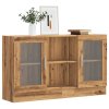 vidaXL Příborník dub artisan 120 x 30,5 x 70 cm kompozitní dřevo