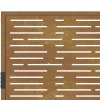 vidaXL Zahradní branka 105 x 205 cm z cortenové oceli, čtvercový design