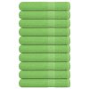 vidaXL Saunové osušky FROGN 10 ks jablečně zelené 80x200 cm 360 g/m²
