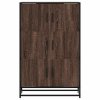 vidaXL Skříň highboard hnědý dub 68x35x106,5 cm kompozit a kov