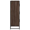 vidaXL Skříň highboard hnědý dub 68x35x106,5 cm kompozit a kov