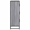 vidaXL Skříň highboard šedá sonoma 68x35x106,5 cm kompozit a kov