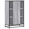 vidaXL Skříň highboard šedá sonoma 68x35x106,5 cm kompozit a kov