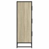 vidaXL Skříň highboard dub sonoma 68x35x106,5 cm kompozit a kov