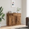 vidaXL Příborník old wood 91x28x75 cm kompozitní dřevo