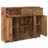 vidaXL Příborník old wood 91x28x75 cm kompozitní dřevo