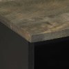 vidaXL Noční stolky 2 ks černé 40x33x46 cm masivní mangovníkové dřevo