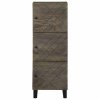 vidaXL Skříň highboard černá 40x33x110 cm masivní mangovníkové dřevo