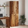 vidaXL Skříň old wood 60 x 32 x 190 cm kompozitní dřevo