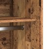 vidaXL Šatní skříň old wood 100 x 50 x 200 cm kompozitní dřevo