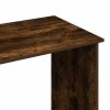 vidaXL Psací stůl kouřový dub 102 x 50 x 75 cm kompozitní dřevo