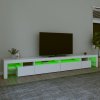vidaXL TV skříňka s LED osvětlením bílá 290 x 36,5 x 40 cm