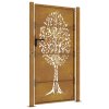 vidaXL Zahradní branka 105 x 205 cm z cortenové oceli, design stromu