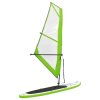 vidaXL Nafukovací Stand Up Paddleboard s plachtou zeleno-bílý