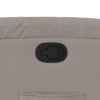 vidaXL Zvedací polohovací křeslo taupe textil