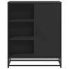 vidaXL Příborník černý 62x35x76 cm kompozitní dřevo