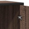 vidaXL Příborník hnědý dub 62x35x76 cm kompozitní dřevo