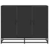 vidaXL Příborník černý 94x35x76 cm kompozitní dřevo