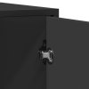 vidaXL Příborník černý 94x35x76 cm kompozitní dřevo