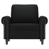 vidaXL Křeslo černé 60 cm umělá kůže