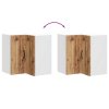 vidaXL Kuchyňská nástěnná rohová skříňka "Kalmar" starého dřeva