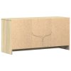 vidaXL TV skříňka s LED dub sonoma 100 x 34 x 50 cm kompozitní dřevo